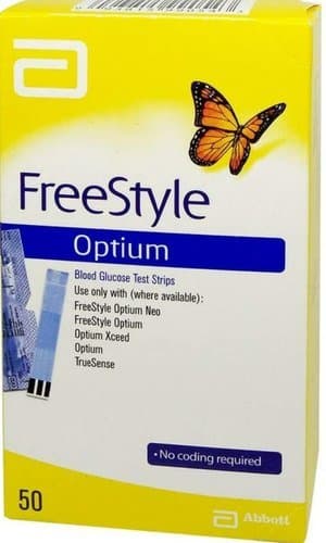 Abbott Freestyle Optium 50 Strips