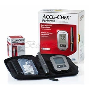 AccuChek Performa Gulcometer with 100 Test Strips