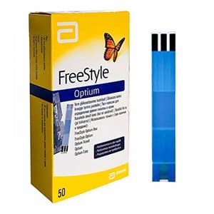 Abbott Freestyle Optium Test Strips - 50 Strips