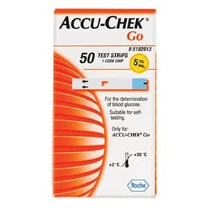 AccuChek GO Test Strips (50 Strips)