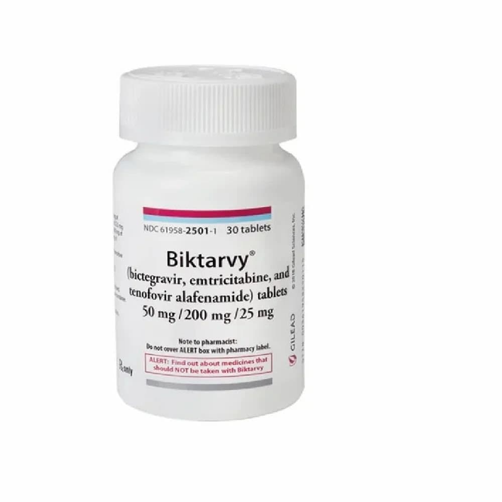 Biktarvy Bictegravir Emtricitabine & Tenofovir Alafenamide Tablets