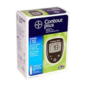 Bayer Contour PLUS Gulcometer with Free 50 Test Strips