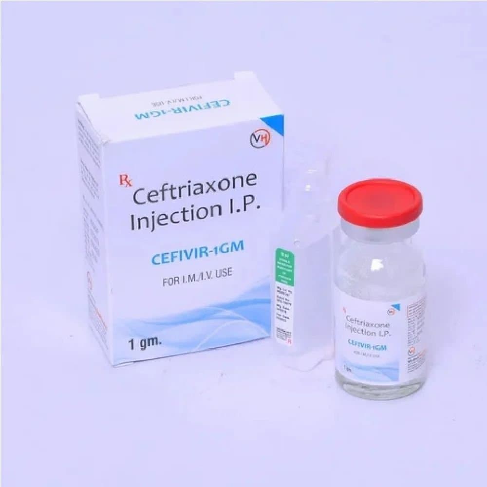 Ceftriaxone 1 Gram Injection