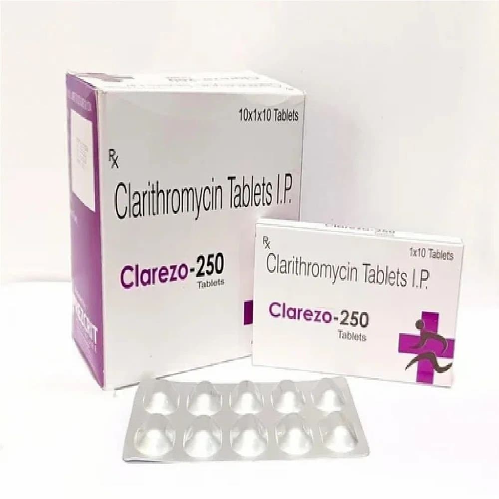 Clarithromycin Tablets 250 Mg