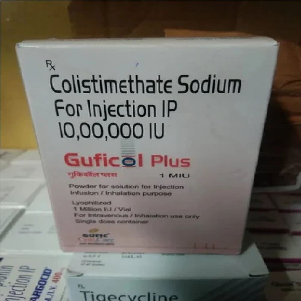 Colistimethate Sodium For Injection IP 1 MIU
