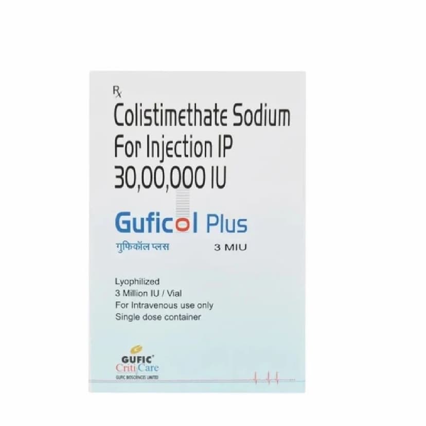 Colistimethate Sodium For Injection IP 3 MIU