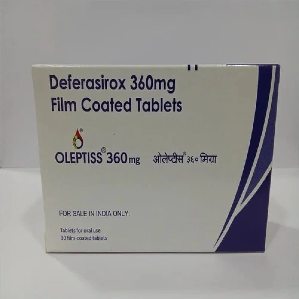 Deferasirox 360 Mg Film Coated Tablet