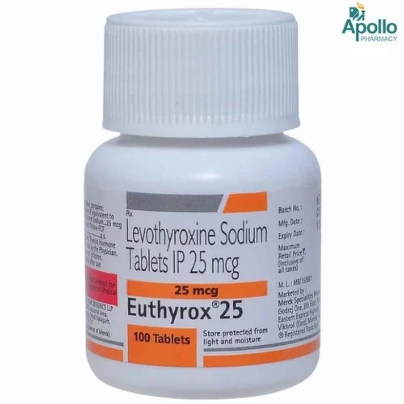 Euthyrox 25 Mcg Tablet