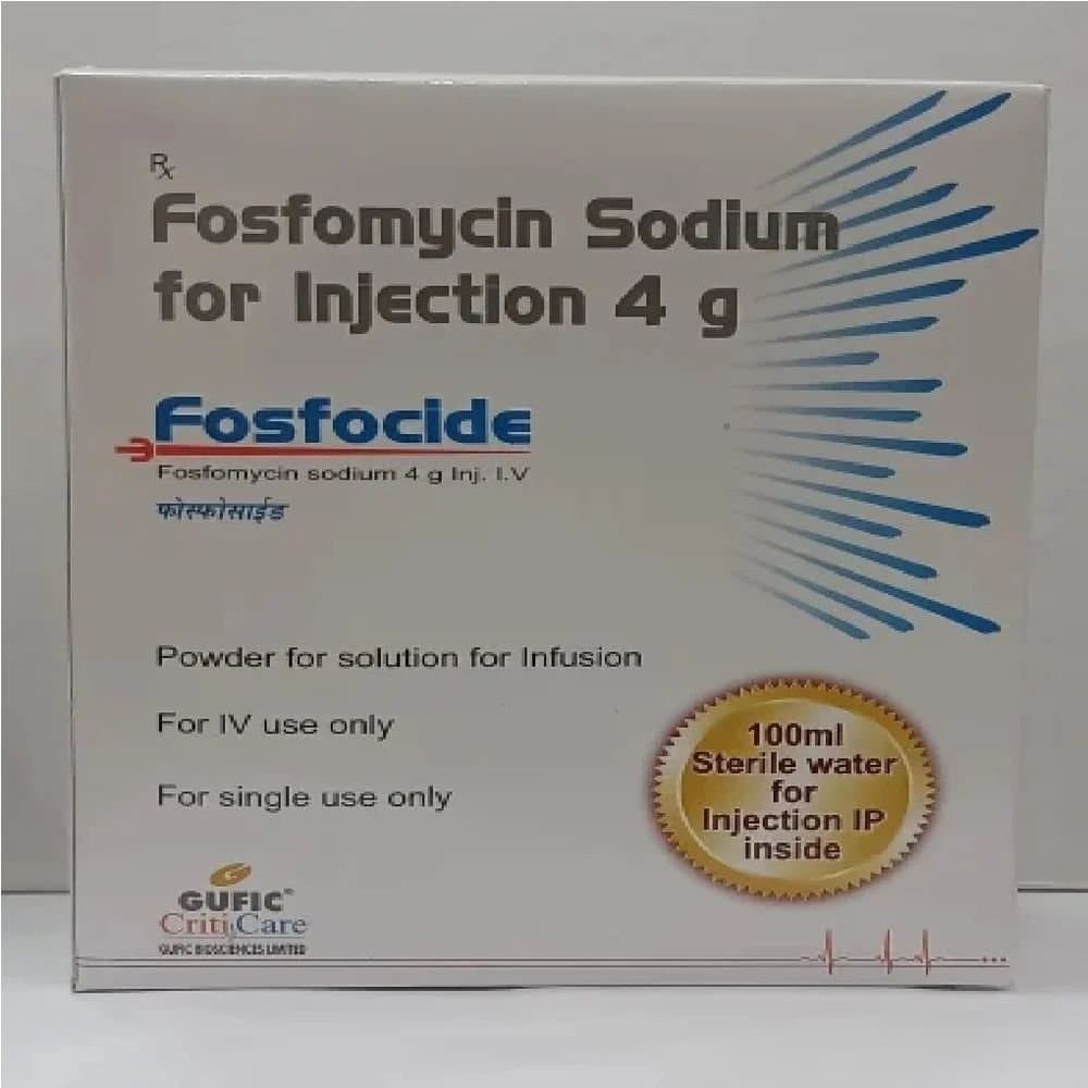 Fosfomycin Sodium For Injection 4g