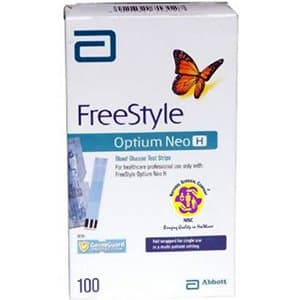 Abbott Freestyle Optium Neo H Test Strips - 100 Strips Pack
