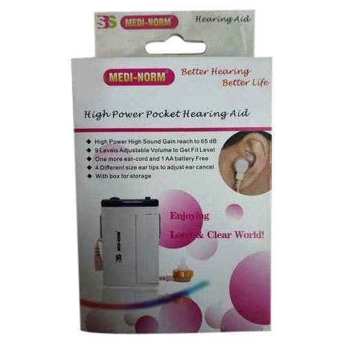 Medi-Norm High Power Pocket Hearing Aid