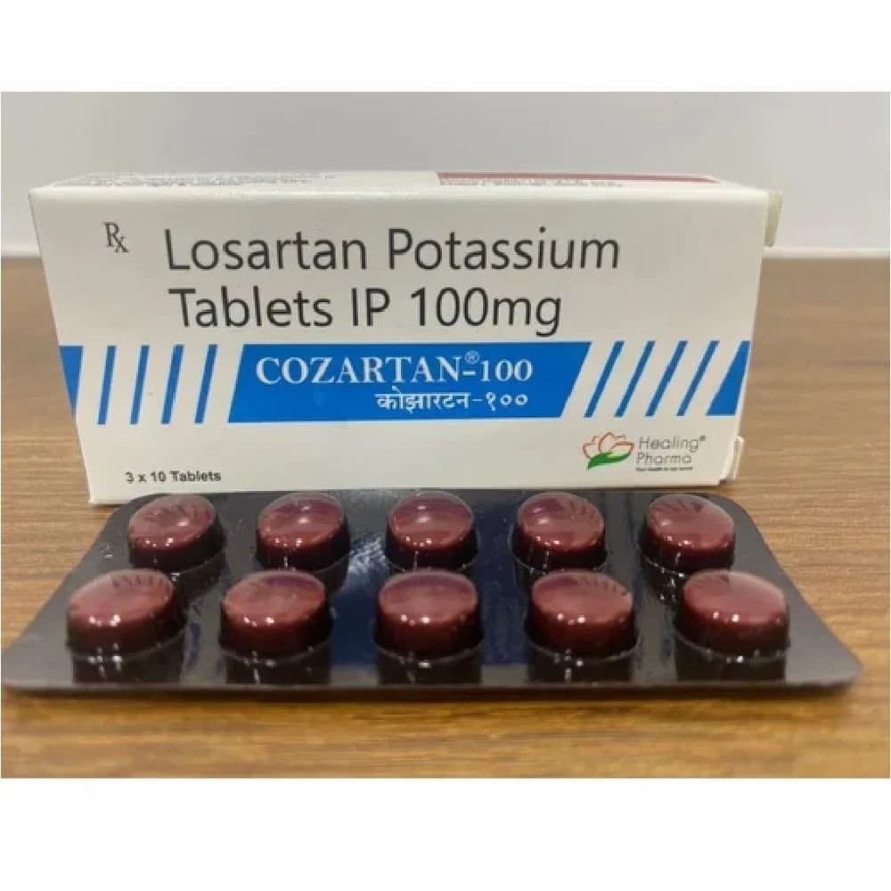 Losartan Potassium Tablets 100 Mg
