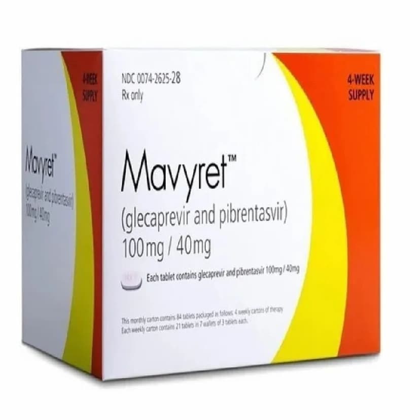 Mavyret Glecaprevir And Pibrentasvir Film Coated Tablets