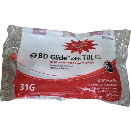 BD Needle Insulin Syringes, For Hospital