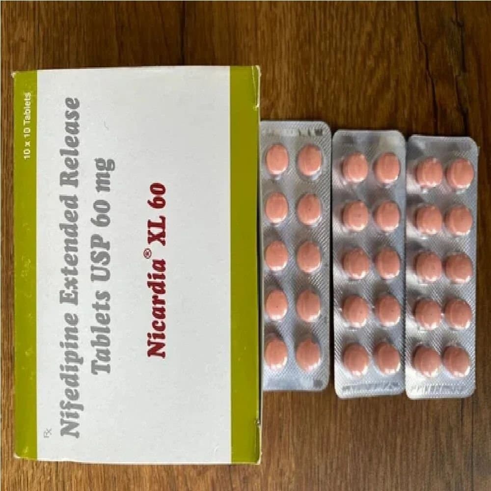 Nifedipine Extended Release Tablets USP 60 mg