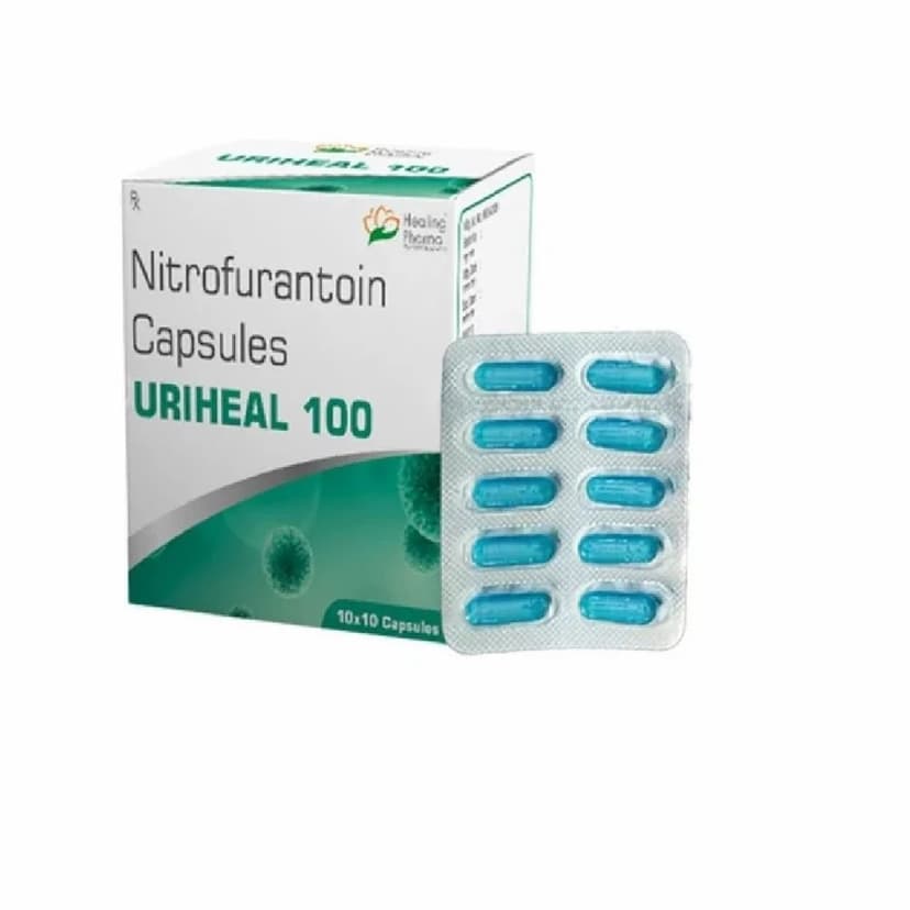 Nitrofurantoin 100 Mg Capsules