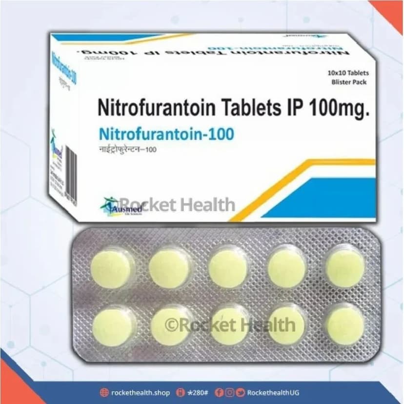 Nitrofurantoin 100 Mg Tablets
