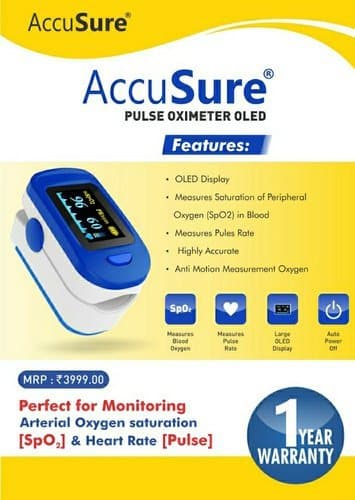 Accusure Fingertip Pulse Oximeter