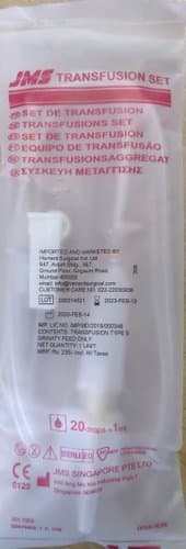 Jms Blood Transfusion Set