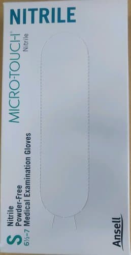 Ansell For Examination Nitrile Gloves, Powdered