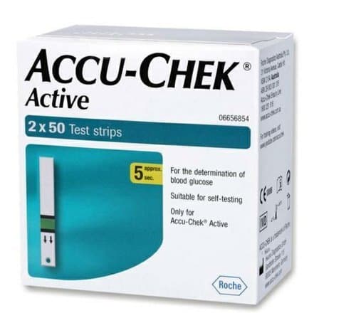Accu Chek Active 100 Strips