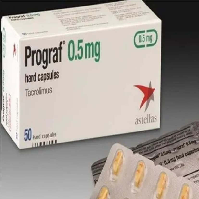 Prograf Tacrolimus 0.5 mg Hard Capsules