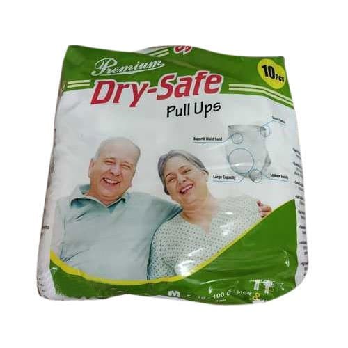 Premium Dry Safe Pull Up Adult Diapers, Packaging Size: 10 Pcs
