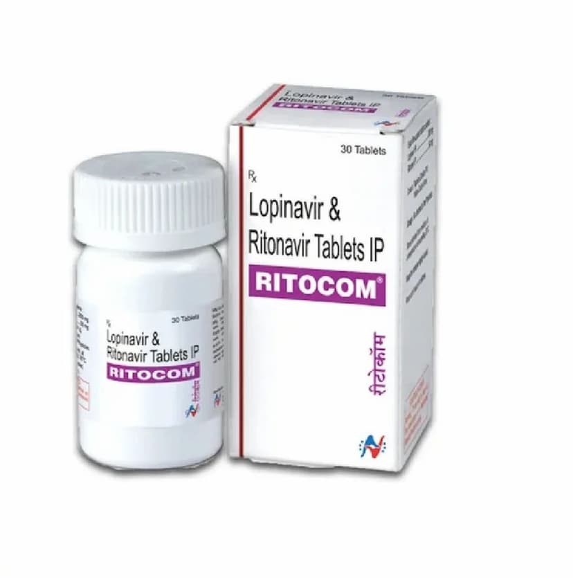 Ritocom Lopinavir And Ritonavir Tablets IP