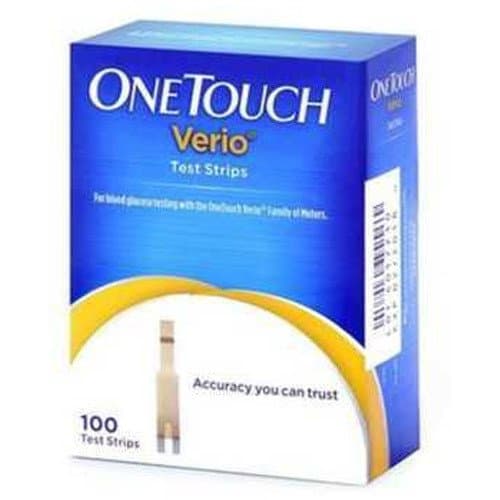 Blood Glucose Testing Verio Test Strips 100