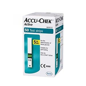 AccuChek Active Blood Gulcose Test Strips (1X50 Pack)