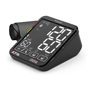 Dr. Odin Digital BP Monitor With Touch Display & Talking Function (Black)- AFIB Technology