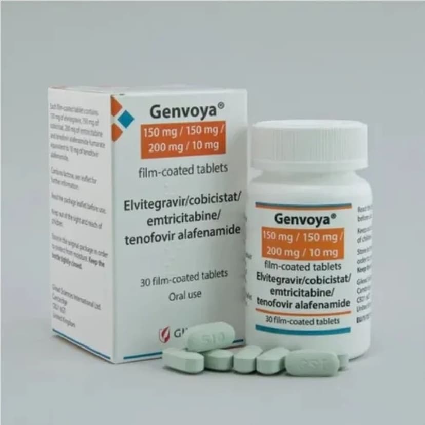 Genvoya Elvitegravir Eobicistat Emtricitabine And Tenofovir Alafenamide Tablets