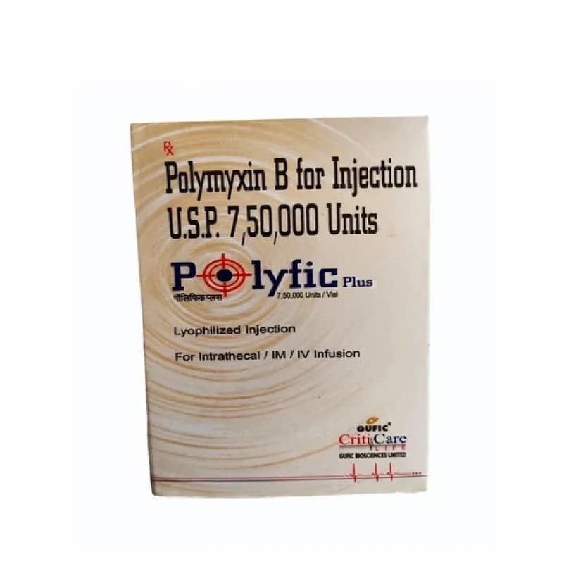 Polymyxin B For Injection Usp 7 50 000 Units